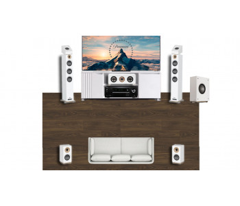 Домашний кинотеатр Jamo S 809 HCS 5.1.2 Dolby Atmos Onkyo TX-SR494